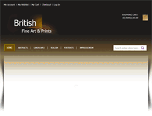 Tablet Screenshot of britishfineartandprints.com